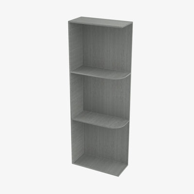 TG-WES536 Wall End Shelf with Open Shelves | TSG Forevermark Midtown Grey - image 1
