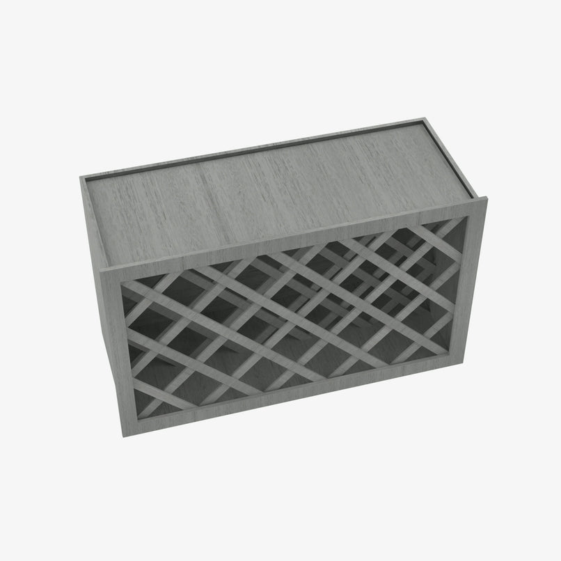 TG-W3018WR 30 Inch Wine Rack Cabinet | Midtown Grey - image 1