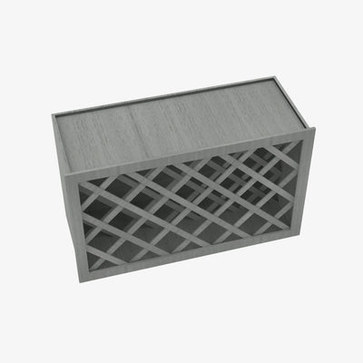 TG-W3018WR 30 Inch Wine Rack Cabinet | Midtown Grey - image 1