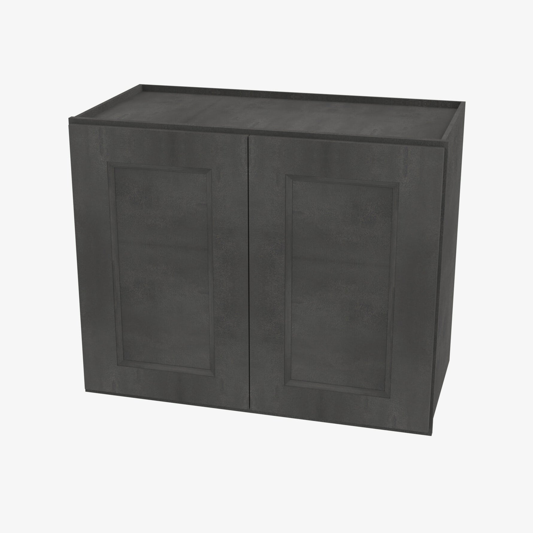 AA-W3330B Double Door 33 Inch Wall Cabinet | Blaze Black Shaker - image 1
