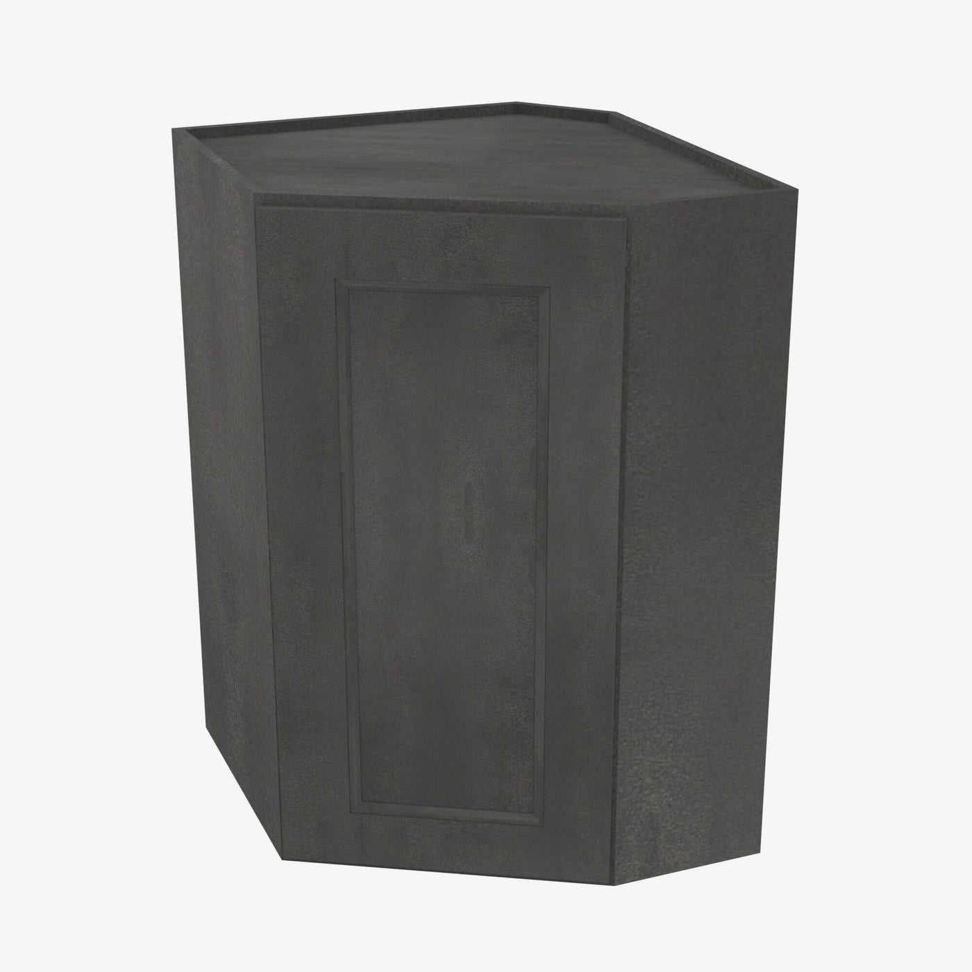 AA-WDC274215 Single Door Cabinets 27 Inch Wall Diagonal Corner Cabinet | Blaze Black Shaker