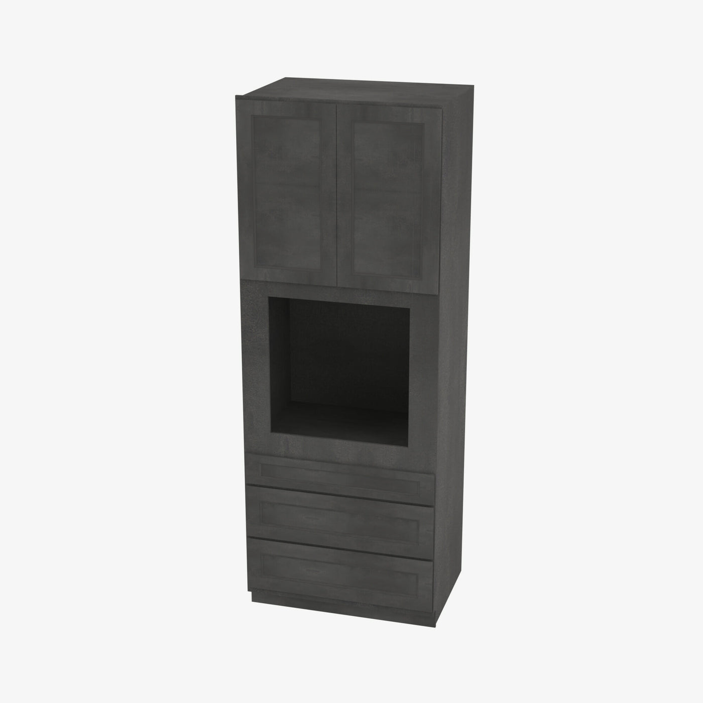 AA-OC3396B 33 Inch Tall Oven Cabinet | Blaze Black Shaker