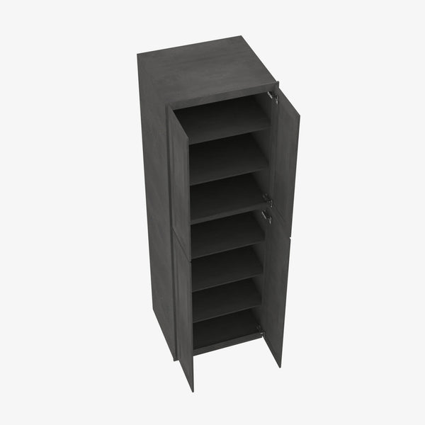 Four Door Tall Wall Pantry Cabinet With Butt Doors