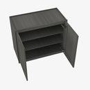 AG-W3342B Double Door 33 Inch Wall Cabinet | Greystone Shaker - image 1