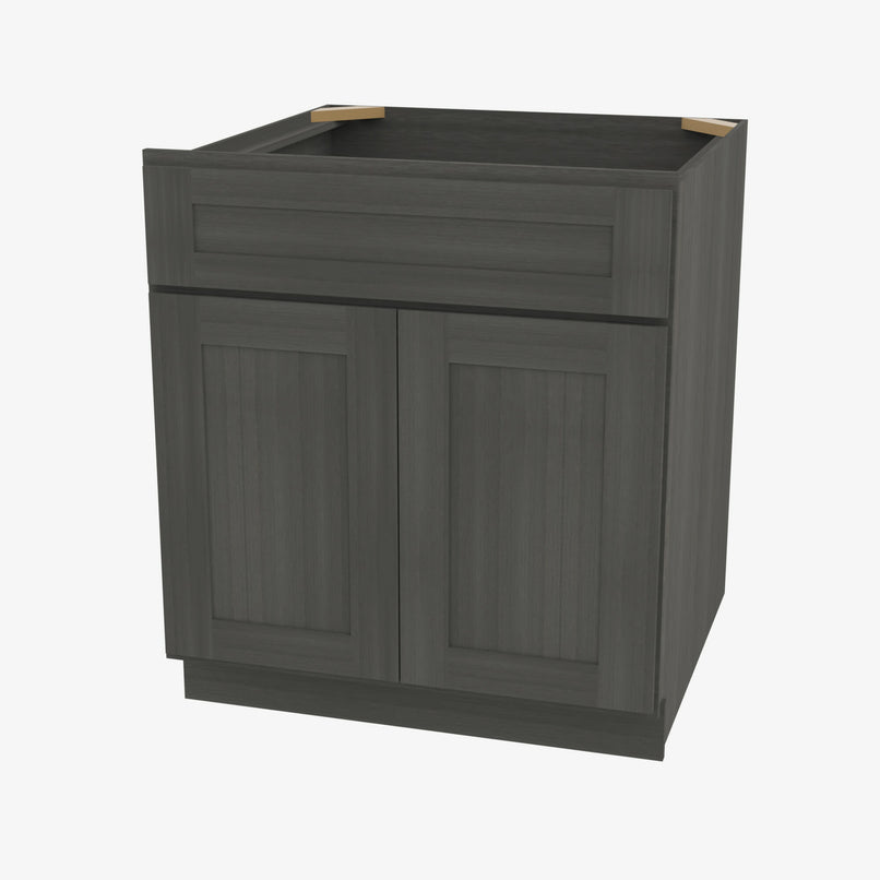 AG-SB30B Double Door 30 Inch Sink Base Cabinet | Greystone Shaker - image 1