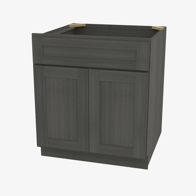 AG-SB30B Double Door 30 Inch Sink Base Cabinet | Greystone Shaker - image 1