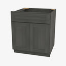 AG-SB24 Double Door 24 Inch Sink Base Cabinet | Greystone Shaker - image 1