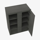 AG-WBLC30/33-3036 Single Door Cabinets 30 Inch Wall Blind Corner Cabinet | Greystone Shaker - image 1