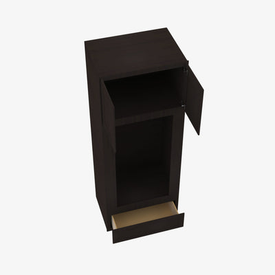 AG-OM3384B Double Door 33 Inch Tall Double Oven / Oven Microwave Cabinet | Greystone Shaker - image 1