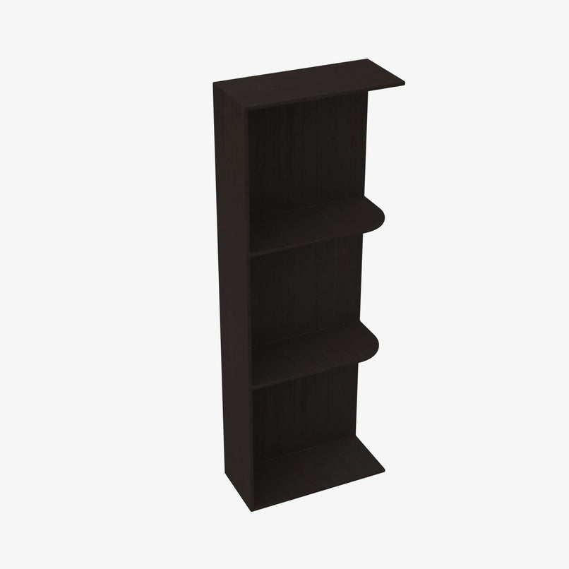 AG-WES530 Wall End Shelf with Open Shelves | TSG Forevermark Greystone Shaker - image 1