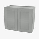 AN-W3030B Double Door 30 Inch Wall Cabinet | Nova Light Grey Shaker - image 1