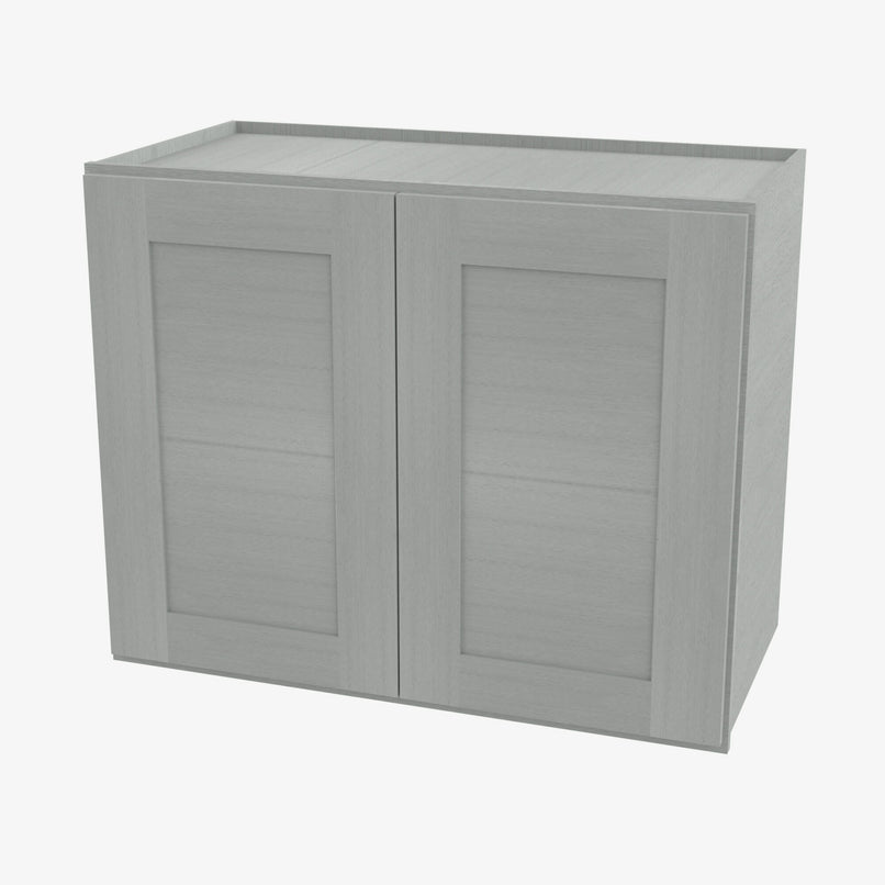 AN-W2430B Double Door 24 Inch Wall Cabinet | Nova Light Grey Shaker - image 1