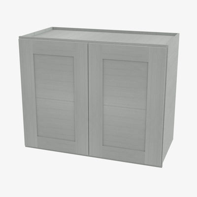 AN-W3336B Double Door 33 Inch Wall Cabinet | Nova Light Grey Shaker - image 1
