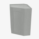 AN-WDC2442 Single Door Cabinets 24 Inch Wall Diagonal Corner Cabinet | Nova Light Grey Shaker - image 1