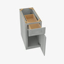 AN-B21 Single Door Cabinets 21 Inch Base Cabinet | Nova Light Grey Shaker - image 1