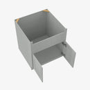 AN-FSB30B 30 Inch Farmhouse Sink Base Cabinet | Nova Light Grey Shaker - image 1