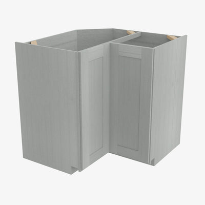 AN-LS3612S EZR3612 Single Door Cabinets 36 Inch Easy EZ Reach Lazy Susan Cabinets Base Corner Cabinet | Nova Light Grey Shaker - image 1