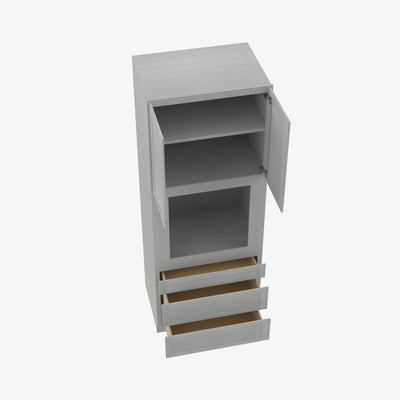 AN-OC3390B 33 Inch Tall Oven Cabinet | Nova Light Grey Shaker - image 1