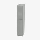 AN-WP1596 Double Door 15 Inch Tall Wall Pantry Cabinet | Nova Light Grey Shaker - image 1