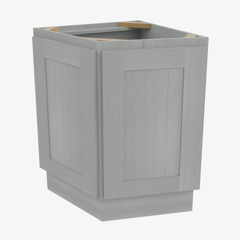 AN-AB24 24 Inch Base Angle Base Cabinets Cabinet | Nova Light Grey Shaker - image 1