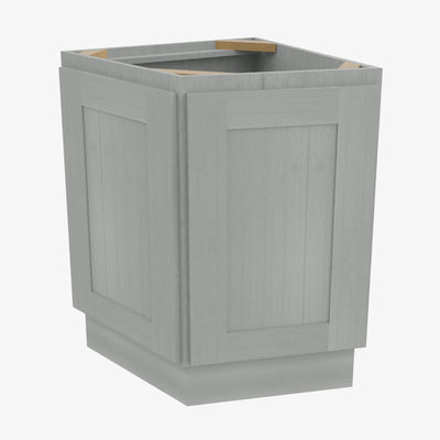 AN-AB24 24 Inch Base Angle Base Cabinets Cabinet | Nova Light Grey Shaker - image 1