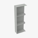 AN-WES542 Wall End Shelf with Open Shelves | TSG Forevermark Nova Light Grey Shaker - image 1