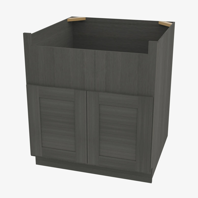 AG-FSB36B Double Door 36 Inch Farmhouse Sink Base Cabinet | Greystone Shaker - image 1
