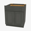 AG-B27B Double Door 27 Inch Base Cabinet | Greystone Shaker - image 1