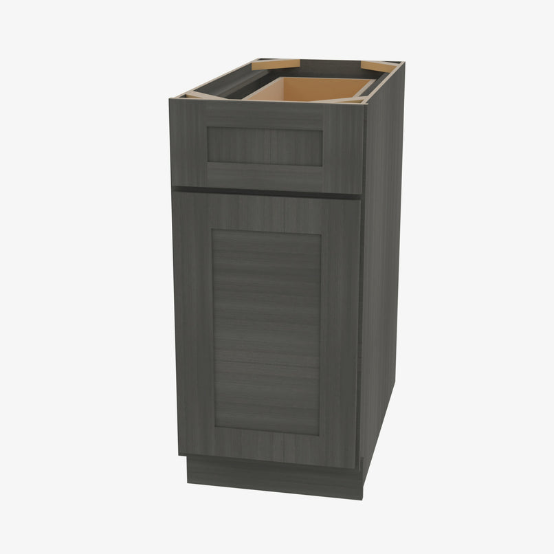 AG-B18 Single Door Cabinets 18 Inch Base Cabinet | Greystone Shaker - image 1