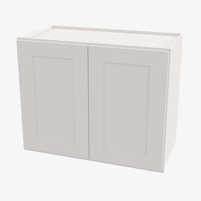 VW-W3036B Double Door 30 Inch Wall Cabinet | Rio Vista White Shaker - image 1