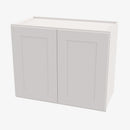 VW-W2430B Double Door 24 Inch Wall Cabinet | Rio Vista White Shaker - image 1