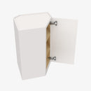 VW-WDC2430 Single Door Cabinets 24 Inch Wall Diagonal Corner Cabinet | Rio Vista White Shaker - image 1