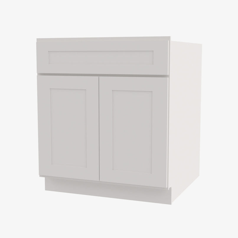 VW-B30B Double Door 30 Inch Base Cabinet | Rio Vista White Shaker - image 1