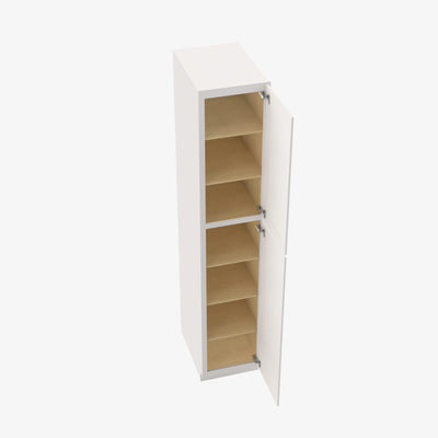 VW-WP1596 Double Door 15 Inch Tall Wall Pantry Cabinet | Rio Vista White Shaker - image 1
