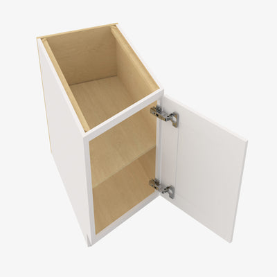 VW-BTC12L Single Door Cabinets 12 Inch Base Base Transitional Cabinet Left | Rio Vista White Shaker - image 1
