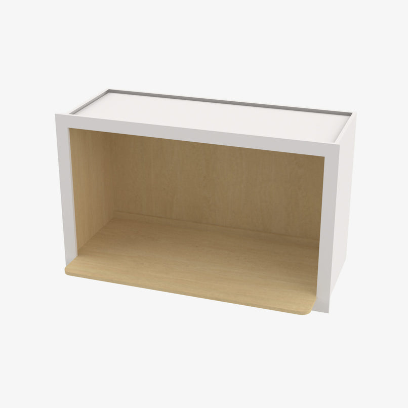 VW-MWO3018PM-12 30 Inch Microwave Oven Wall Cabinet | Rio Vista White Shaker - image 1