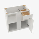 AZ-BBLC42/45-39W Double Door 39 Inch Base Blind Corner Cabinets Cabinet | Forevermark Champagne Maple Shaker - image 1