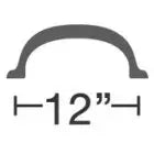 12 Inch Center to Center - Cabinet Pulls