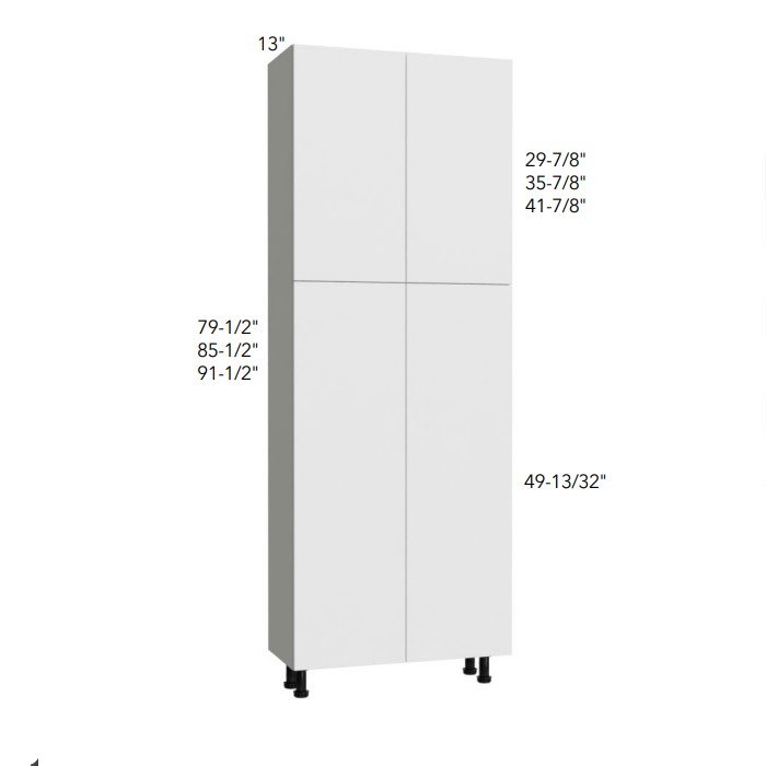 Fabuwood Illume Tuscany Como Ash 2 Installed Roll Out Drawers Kitchen Cabinet – ITCA2-TP301390 - image 1