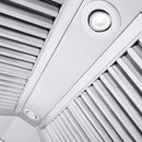 ZLINE 36 in. Professional Convertible Vent Wall Mount Range Hood in Stainless Steel (587-36)