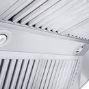 ZLINE 36 in. Professional Convertible Vent Wall Mount Range Hood in Stainless Steel (587-36)