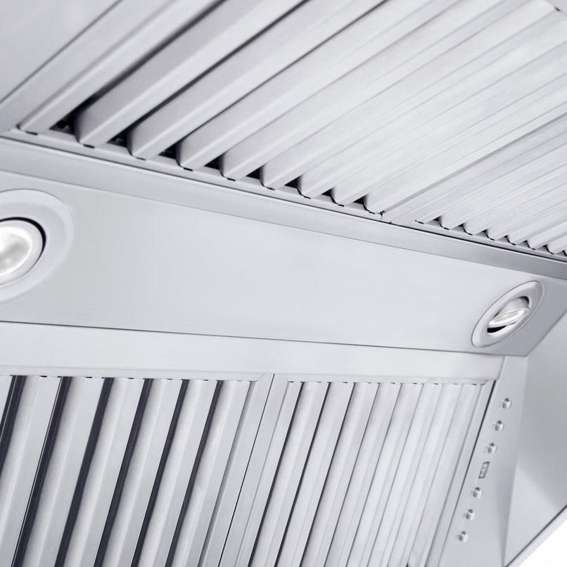 ZLINE 36 in. Professional Convertible Vent Wall Mount Range Hood in Stainless Steel (587-36)
