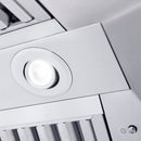 ZLINE 36 in. Professional Convertible Vent Wall Mount Range Hood in Stainless Steel (587-36)