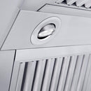 ZLINE 36 in. Professional Convertible Vent Wall Mount Range Hood in Stainless Steel (587-36)