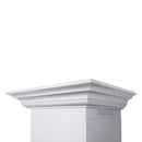 ZLINE 48 in. Professional Ducted Wall Mount Range Hood in Stainless Steel with Crown Molding (667CRN-48)