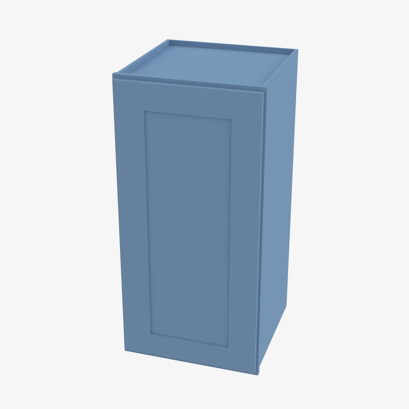 AX-W0942 Single Door Cabinets 9 Inch Wall Cabinet | Xterra Blue Shaker - image 2