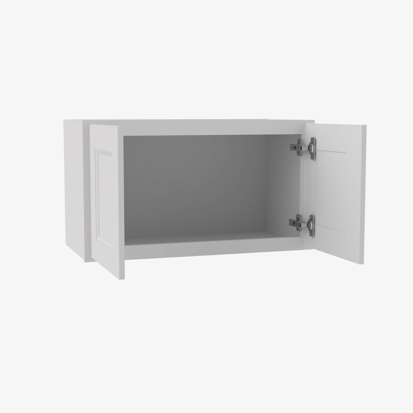TW-W301224B Double Door 30 Inch Wall Refrigerator Cabinet | Uptown White