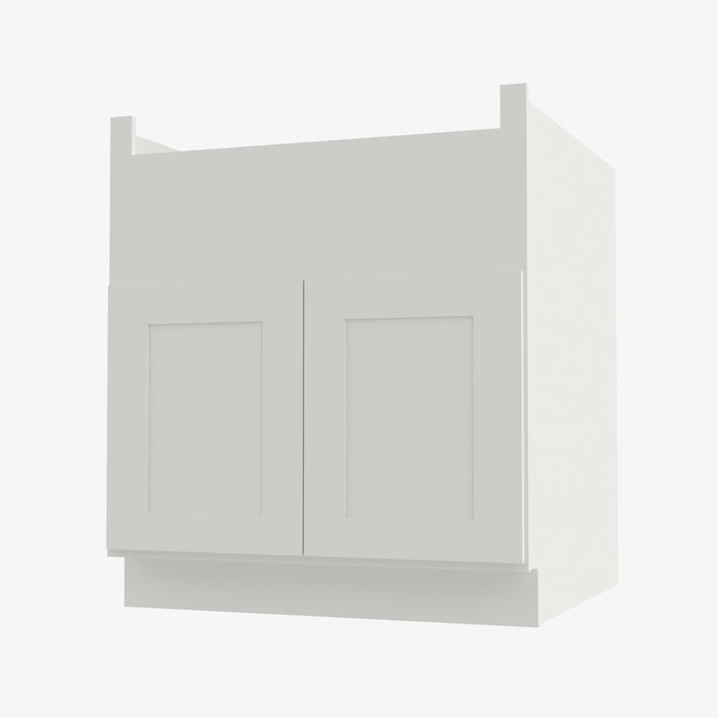 AZ-FSB33B 33 Inch Farmhouse Sink Base Cabinet | Forevermark Champagne Maple Shaker - image 3