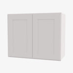 AW-W3042B Double Door 30 Inch Wall Cabinet | Ice White Shaker - image 1