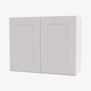 AW-W2442B Double Door 24 Inch Wall Cabinet | Ice White Shaker - image 1
